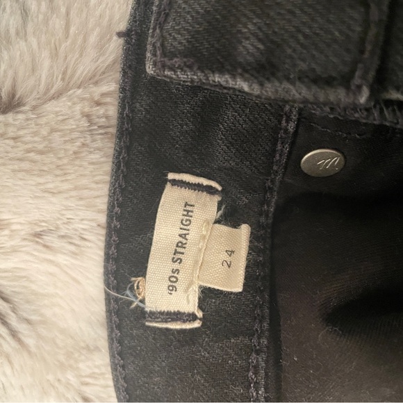 Madewell 90s Straight Jeans Black - Picture 7 of 7